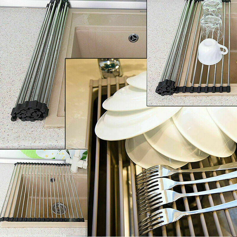 Roll Up Sink Rack