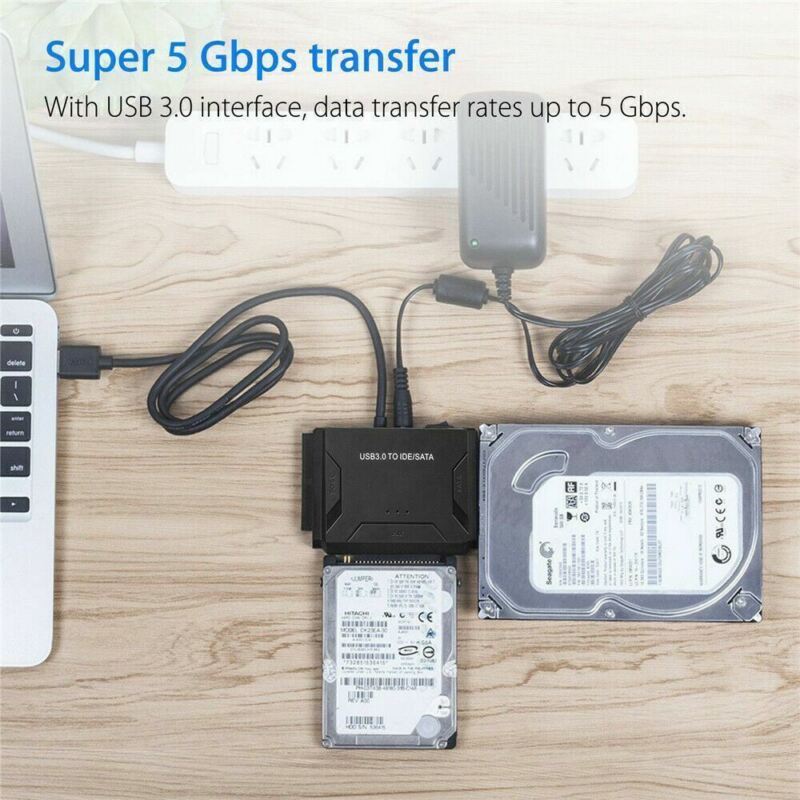 External Hard Drive Reader Recovery Converter for Universal 2.5" 3.5" HDD/SSD CD