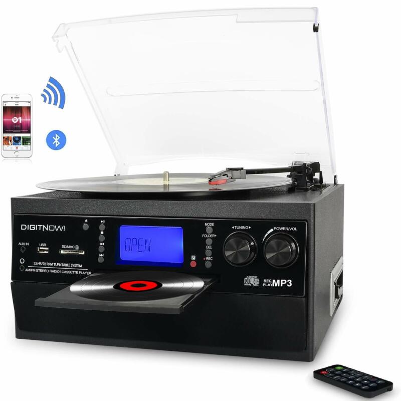 Any Music Format Stereo (Bluetooth, Vinyl, CD, Cassette, Radio, Aux, USB, & SD Card)