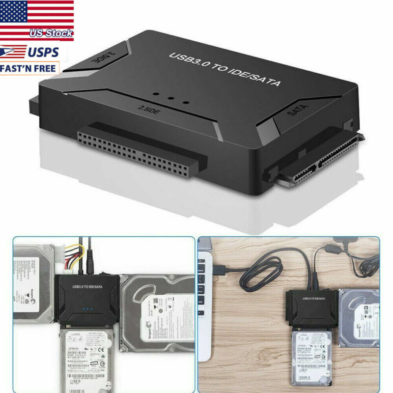 External Hard Drive Reader Recovery Converter for Universal 2.5" 3.5" HDD/SSD CD