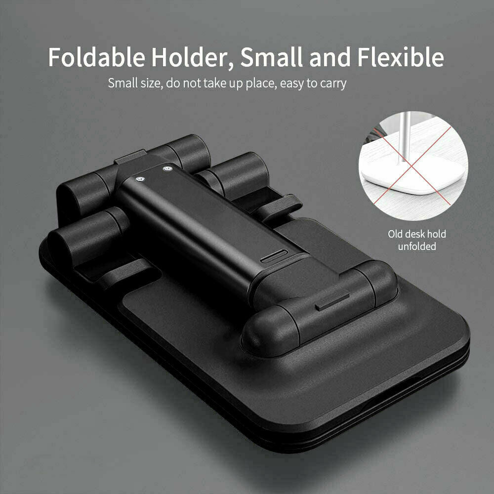 Adjustable Phone Tablet Desktop Stand Desk Holder Mount Cradle For iPhone iPad