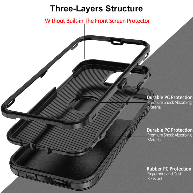 Heavy-Duty Shockproof iPhone Case (More Sizes)
