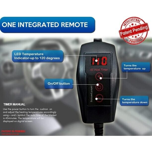 Heated Car Seat Cushions (Set of Two)