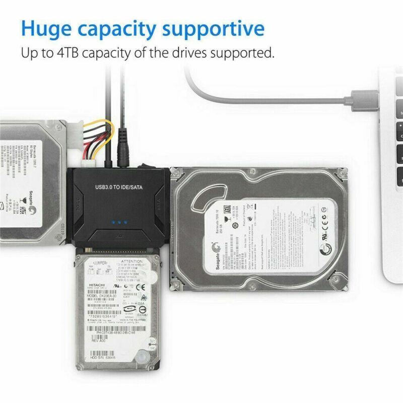 External Hard Drive Reader Recovery Converter for Universal 2.5" 3.5" HDD/SSD CD