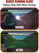 Clear Anti-Glare Car Visor (Day & Night Driving)