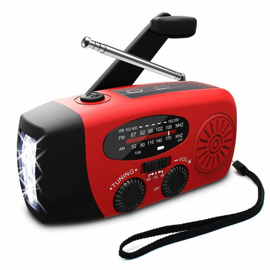 Emergency Backup Power with Radio & Flashlight