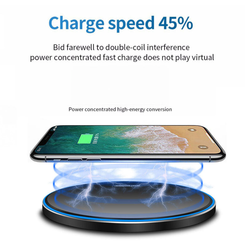 Fast Wireless Phone Charging Pad