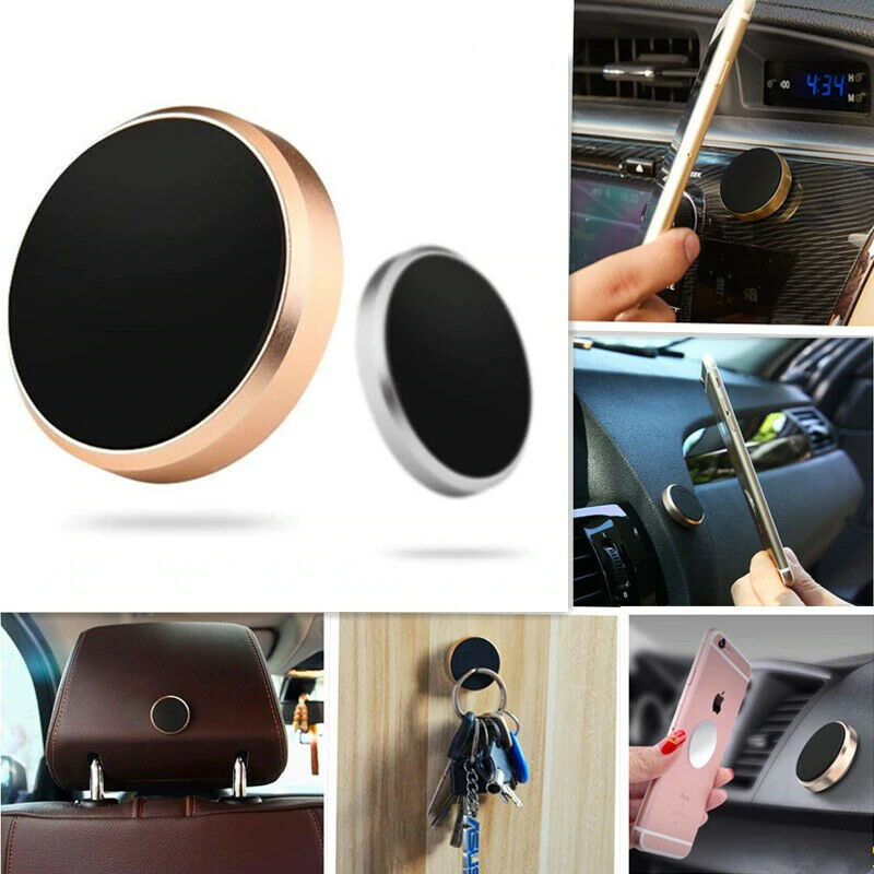 2-Pack Magnetic Universal Car Mount Holder For Cell Phone Samsung Galaxy iPhone