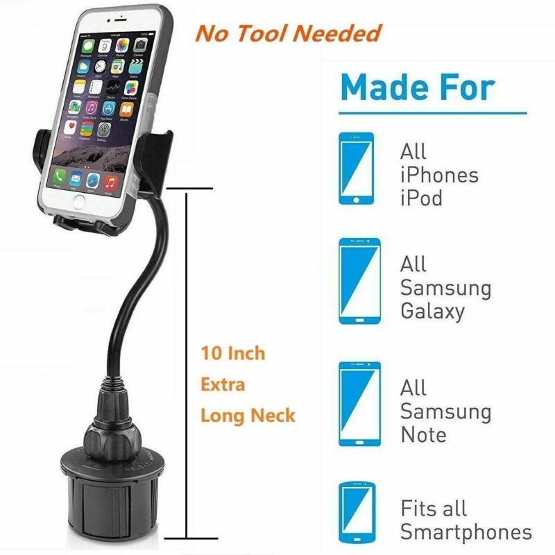 Gooseneck Cup Holder Phone Mount