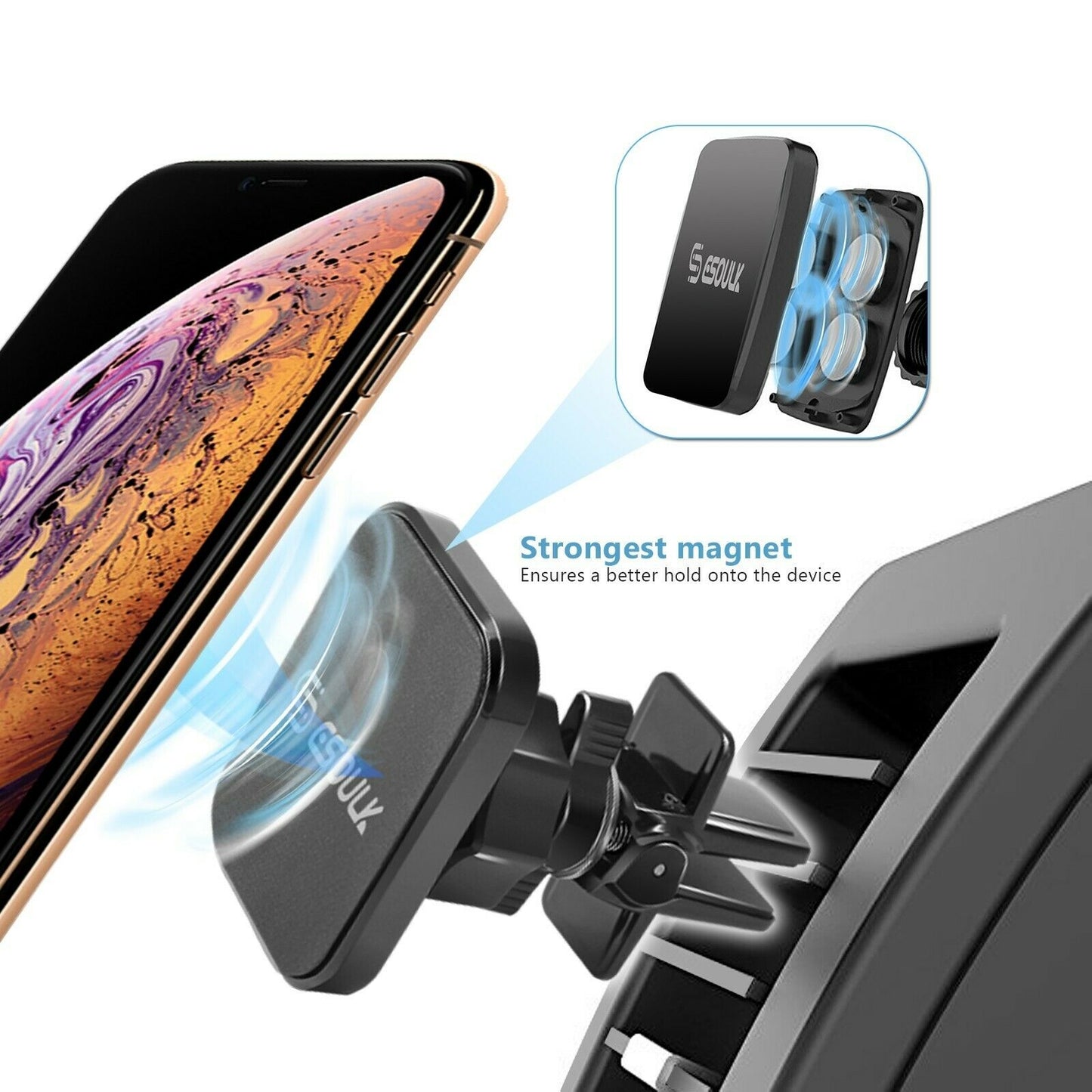 Air Vent Magnetic iPhone Car Mount