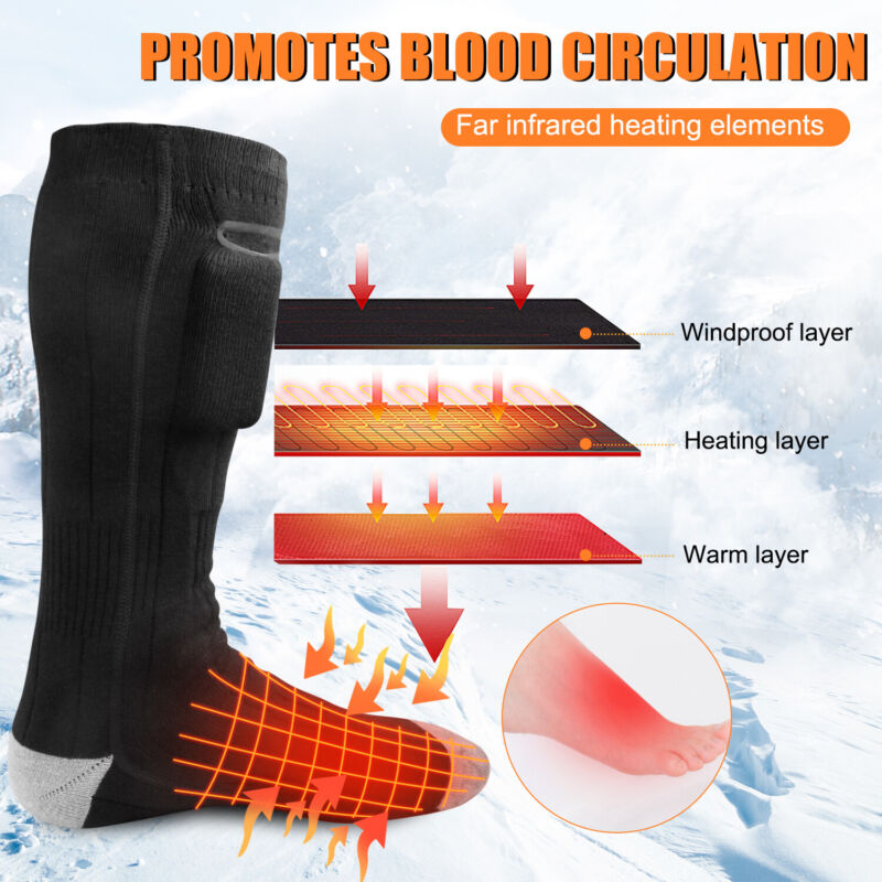 Rechargeable Heated Socks