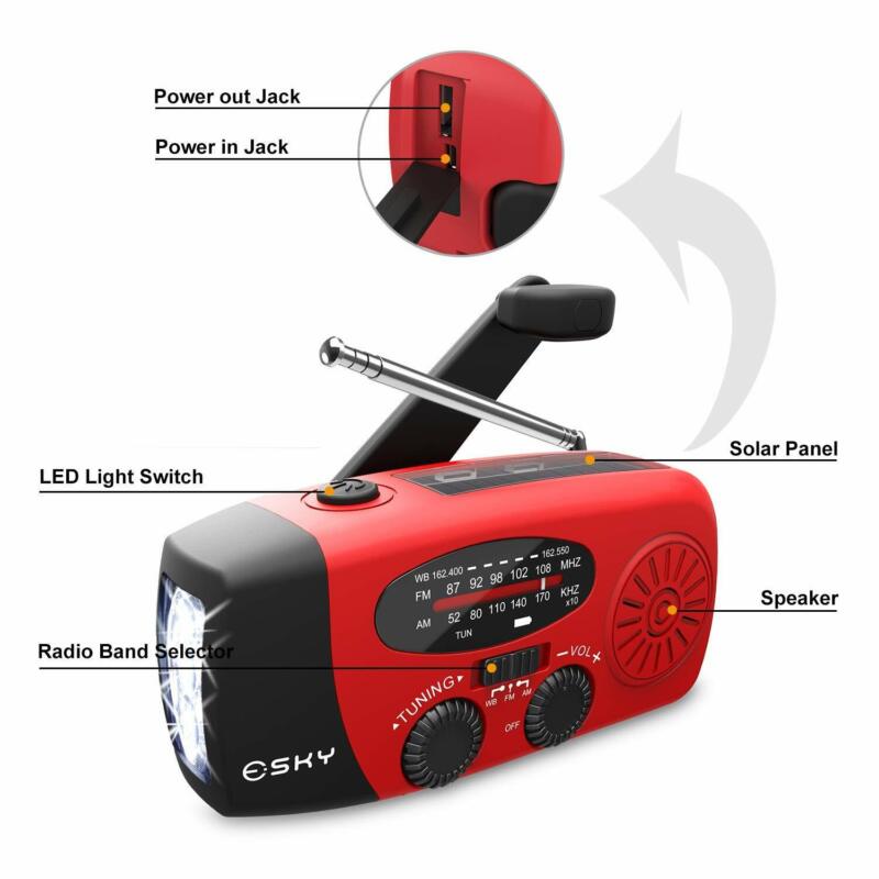 Emergency Backup Power with Radio & Flashlight