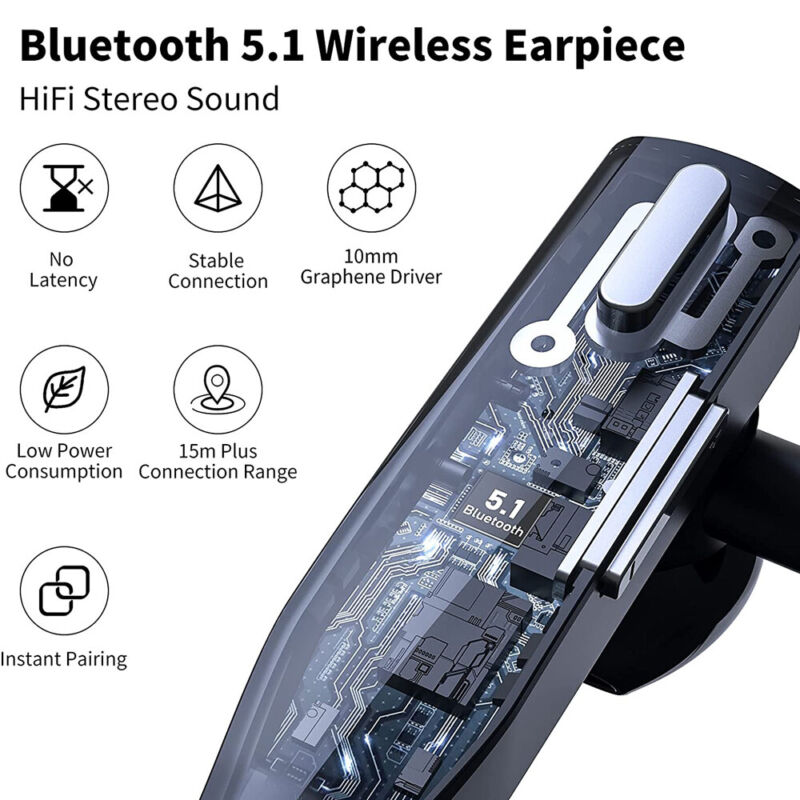 Freedom Bluetooth Earpiece for Hands-Free Calls