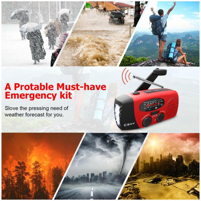 Emergency Backup Power with Radio & Flashlight