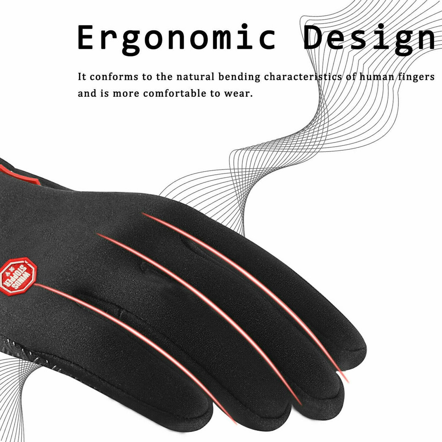 Waterproof Touch-Screen Thermal Gloves