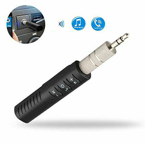 Wireless 3.5mm Car Bluetooth Mini Receptor Receiver Audio Speaker Adapter AUX