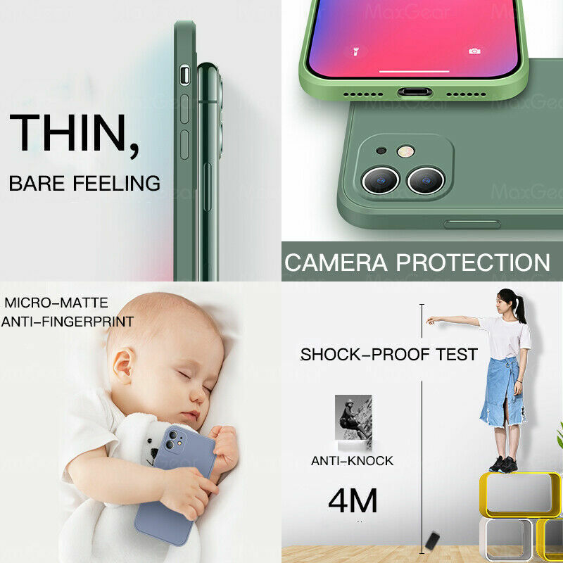 Slim Silicone Protective iPhone Case - 8 Colors!