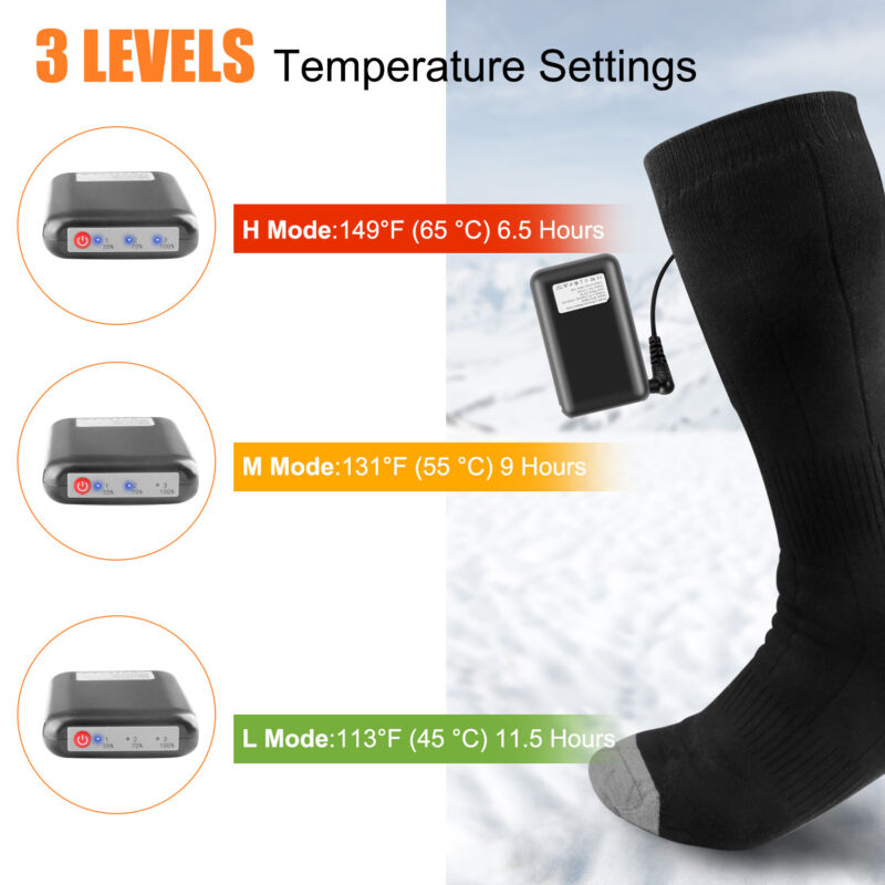 Rechargeable Heated Socks