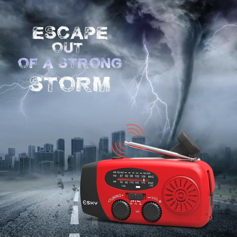 Emergency Backup Power with Radio & Flashlight