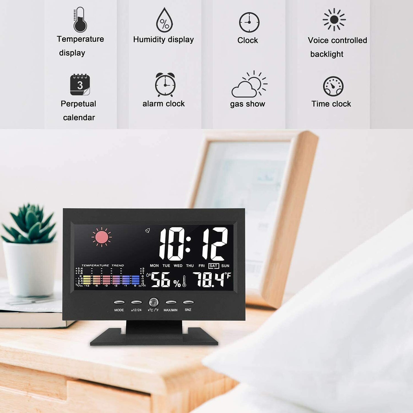 Atomic Alarm Clock with Weather Station