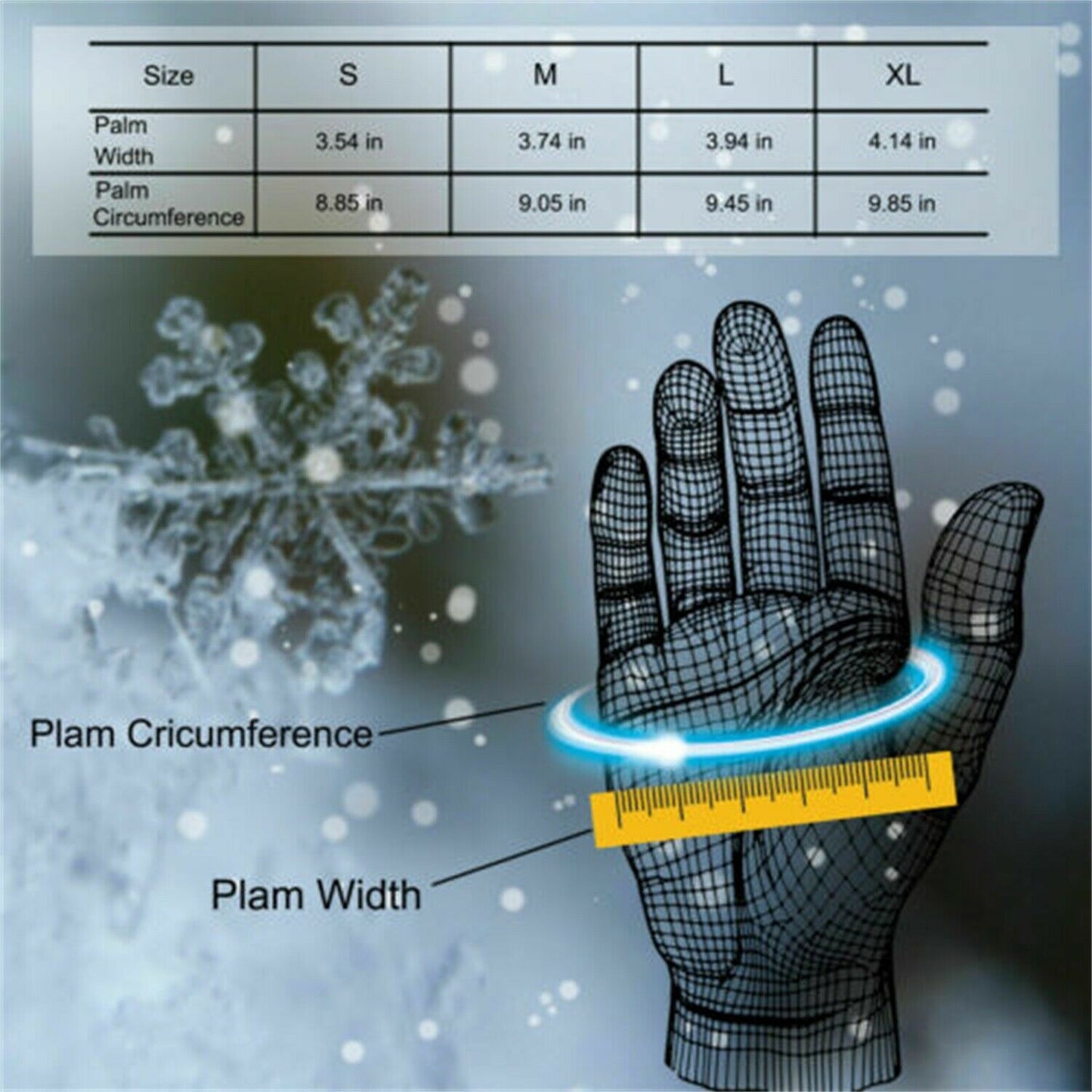 Waterproof Touch-Screen Thermal Gloves