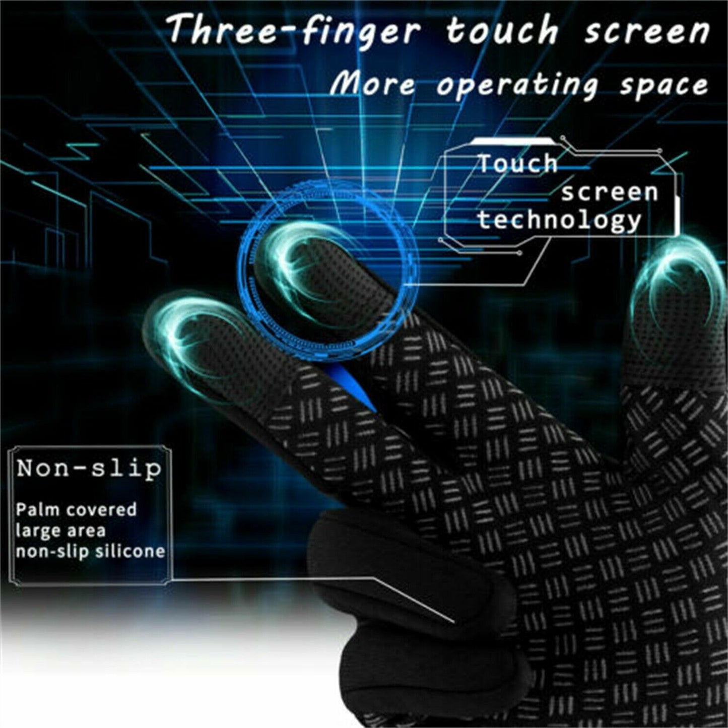 Waterproof Touch-Screen Thermal Gloves