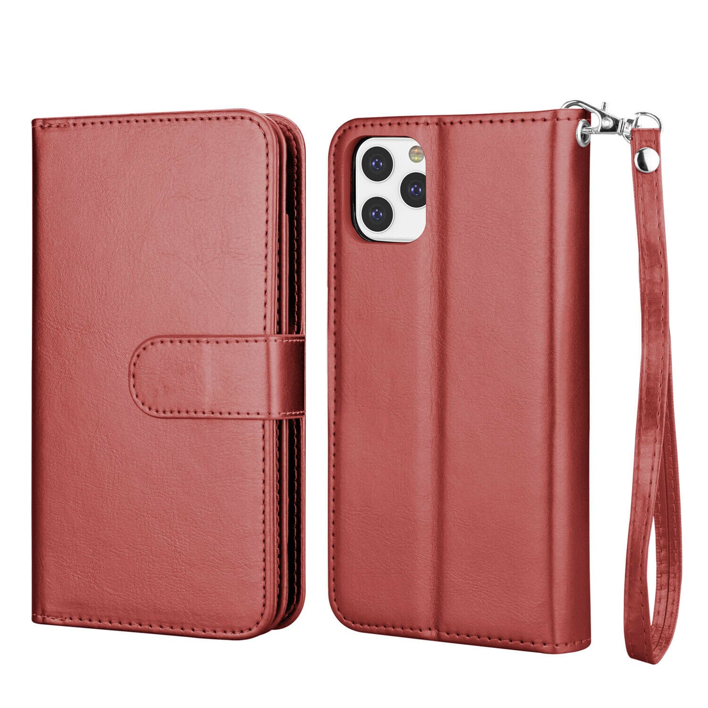 Leather Phone Flip Wallet