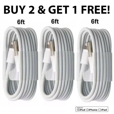 iPhone Cable Three-Pack (6 Feet)