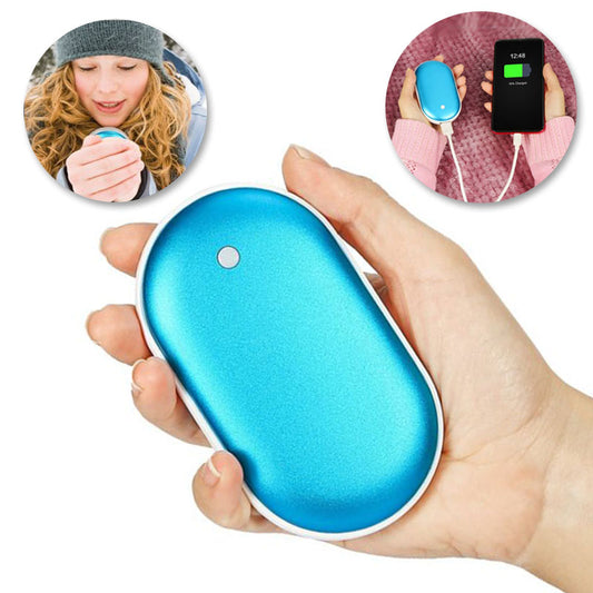 Rechargeable Hand Warmers & Phone Charger - 2 Pack