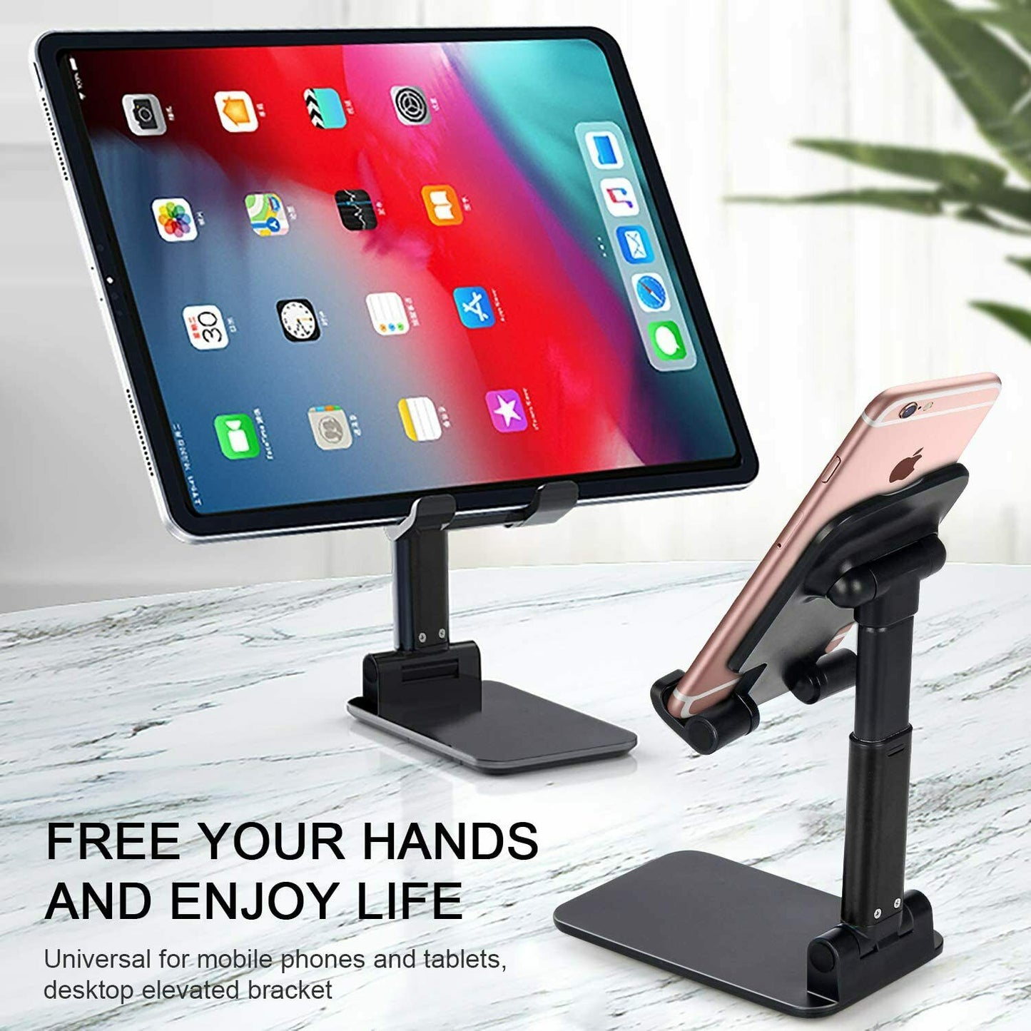 Adjustable Desktop Stand for Phone or Tablet