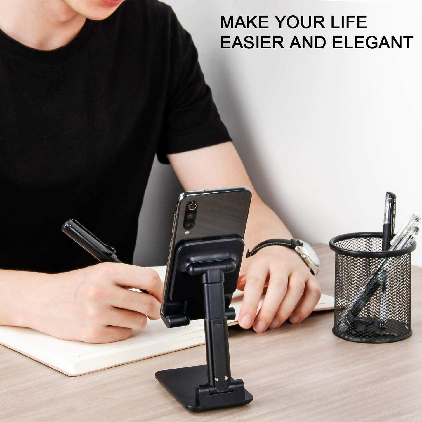 Adjustable Desktop Stand for Phone or Tablet