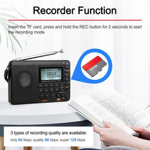 Portable Rechargeable Radio - Includes FM, AM, Shortwave, & MP3 Player