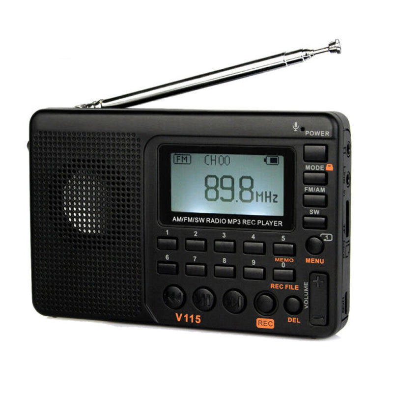 Portable Rechargeable Radio - Includes FM, AM, Shortwave, & MP3 Player