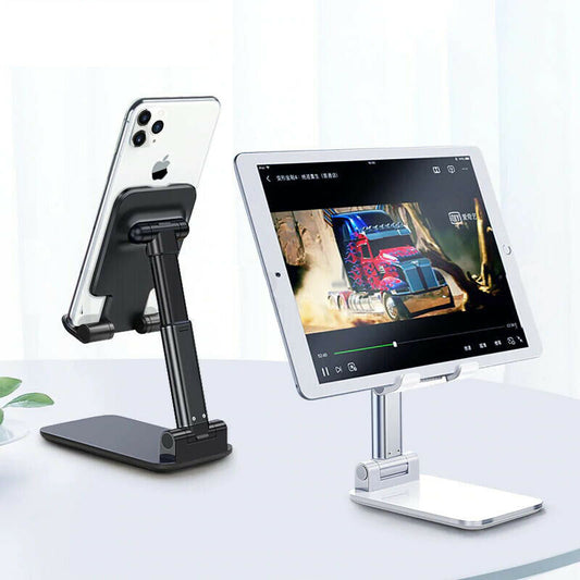 Adjustable Phone Tablet Desktop Stand Desk Holder Mount Cradle For iPhone iPad