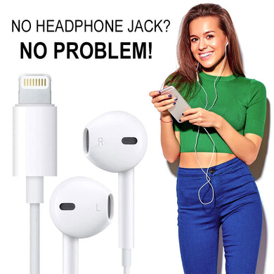 Wired Headphones - For iPhone's that don't have a Headphone Jack!