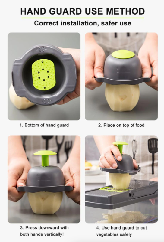 14-In-1 Kitchen Chopper, Cutter, Dicer, & Slicer