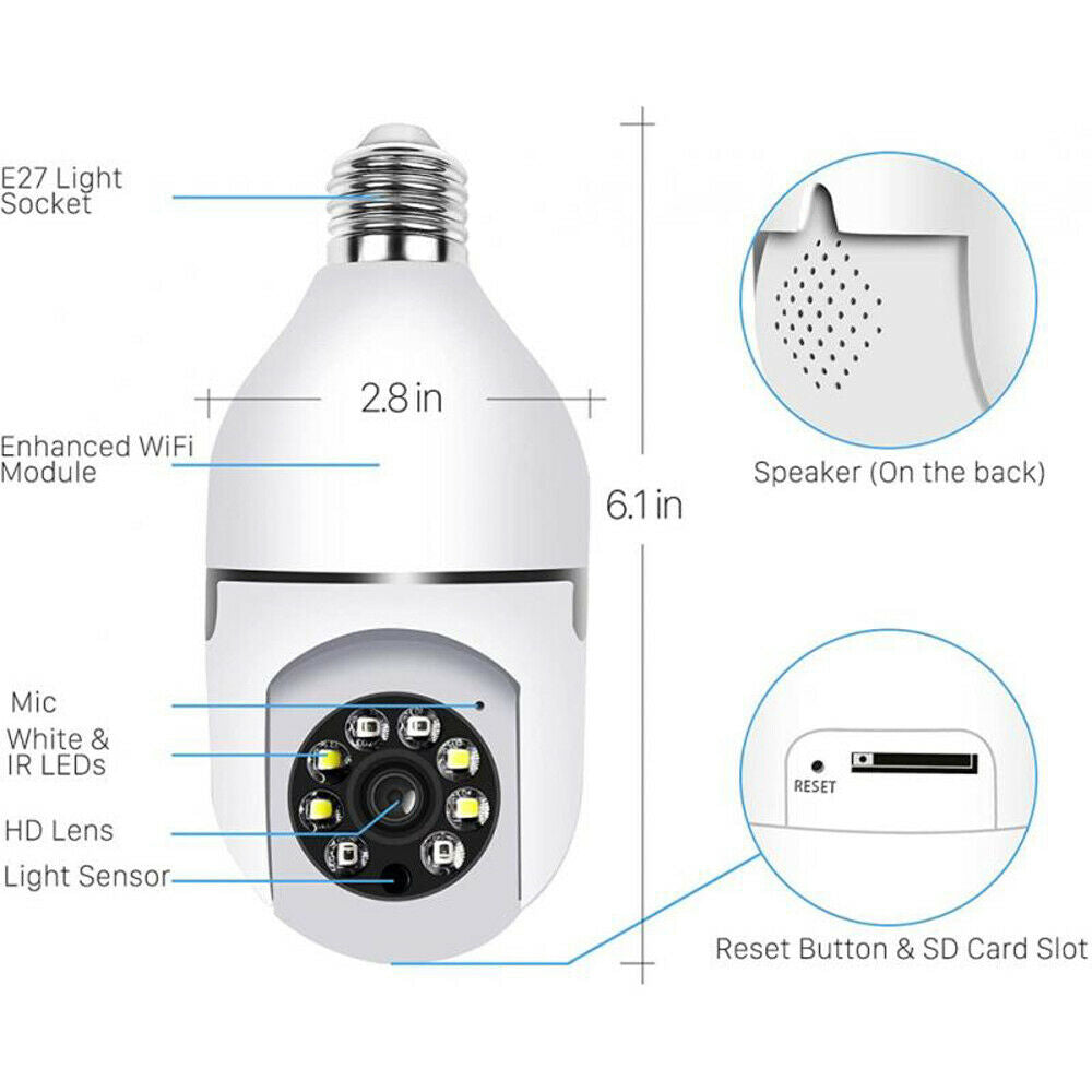 Lightbulb Security Camera