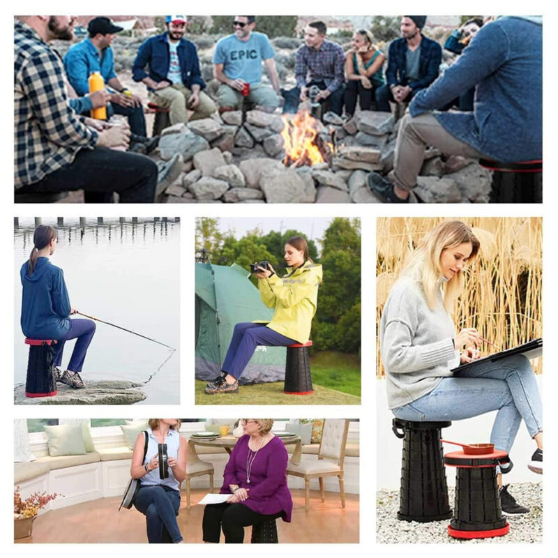 The Sit Anywhere Chair! (Collapsible Portable Stool)