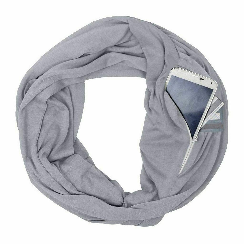 Zippered Pocket Scarf