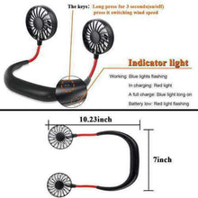Personal Cooling Neck Fan -  USB Rechargeable