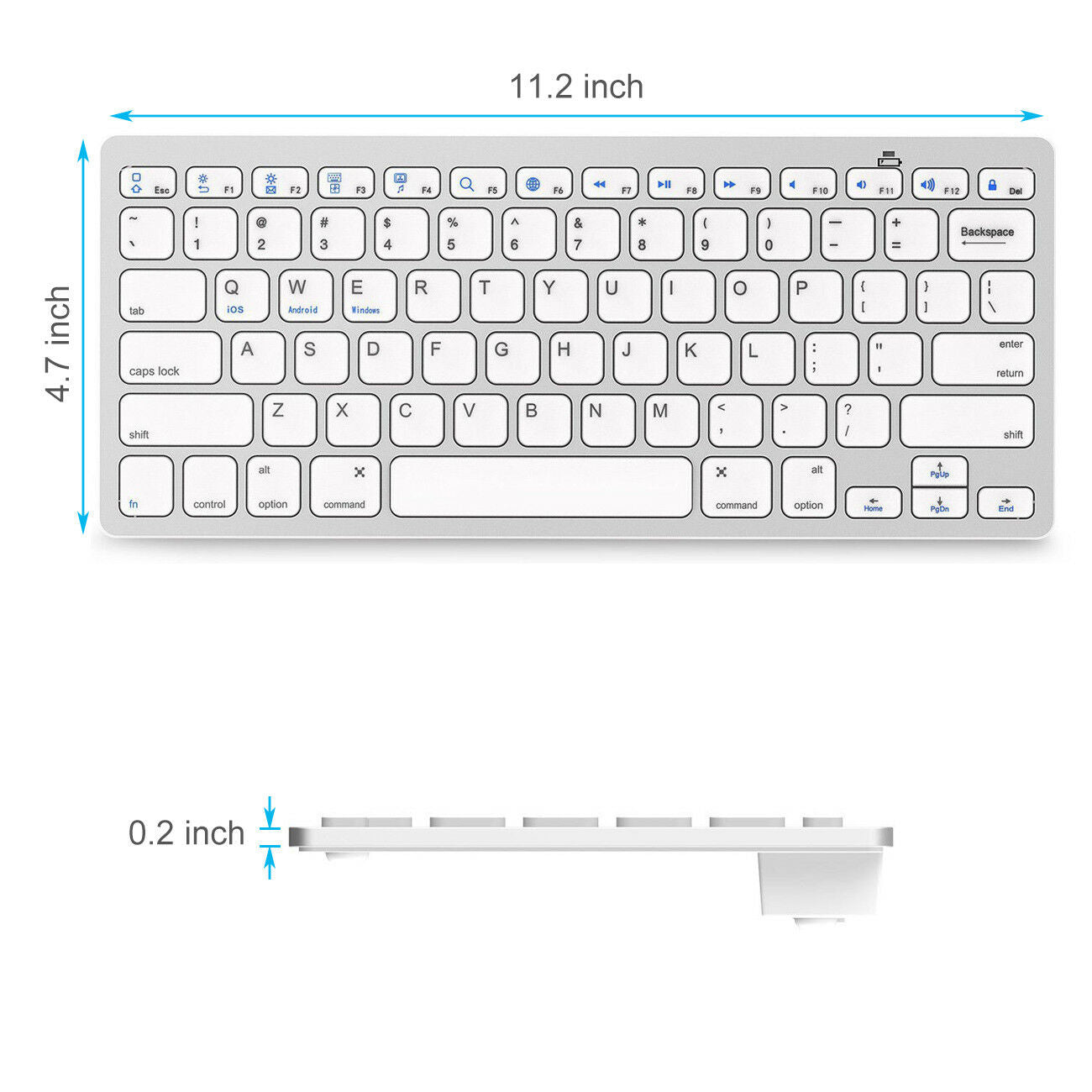 Phone & Tablet Wireless Keyboard