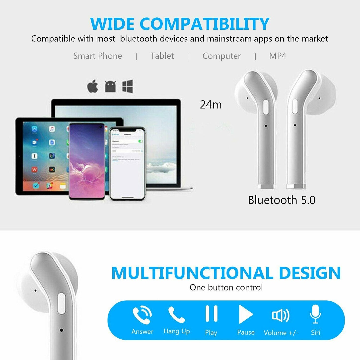 Noise Cancelling Wireless Earbuds