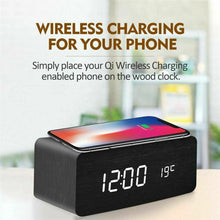 Wireless Charger Alarm Clock & Thermometer
