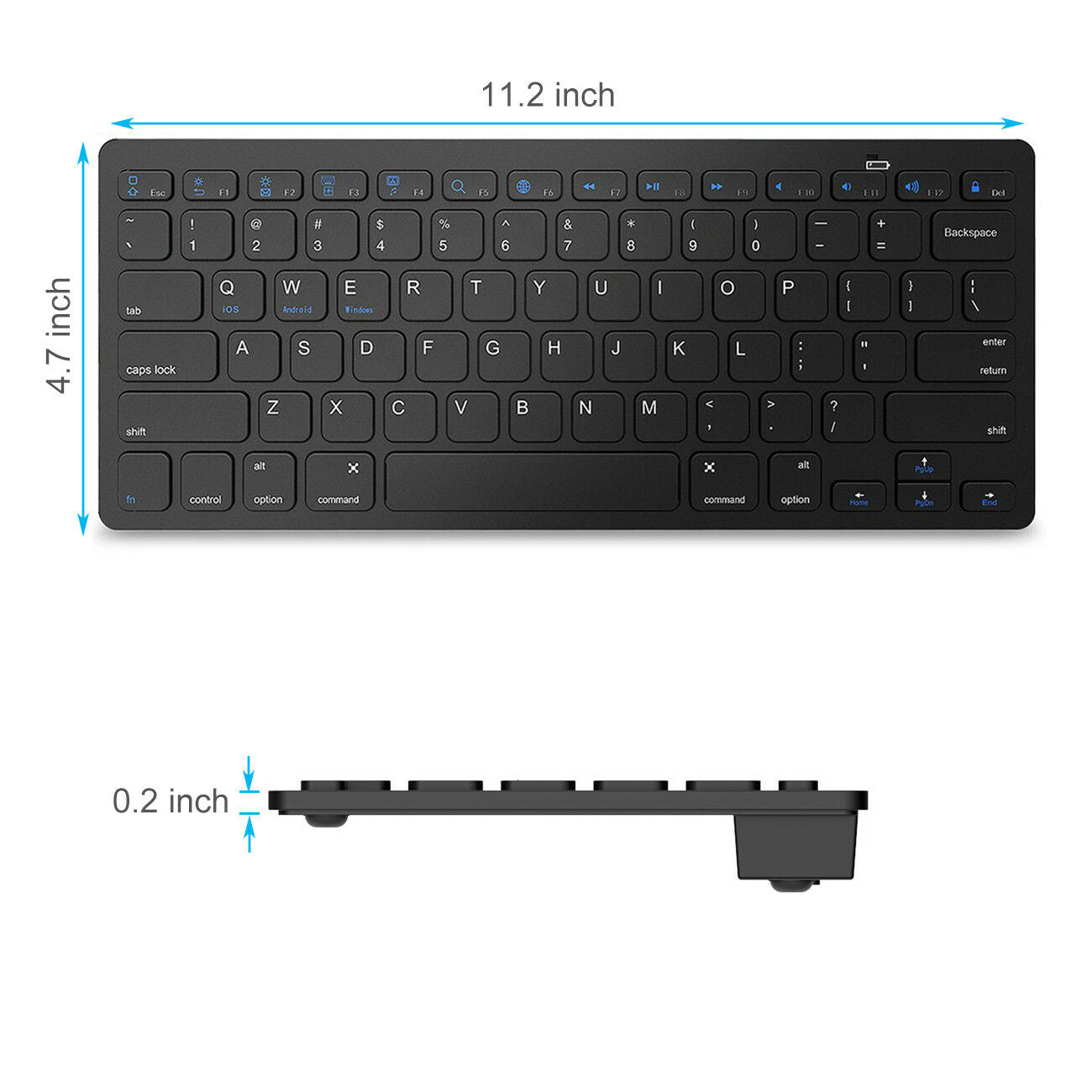 Phone & Tablet Wireless Keyboard