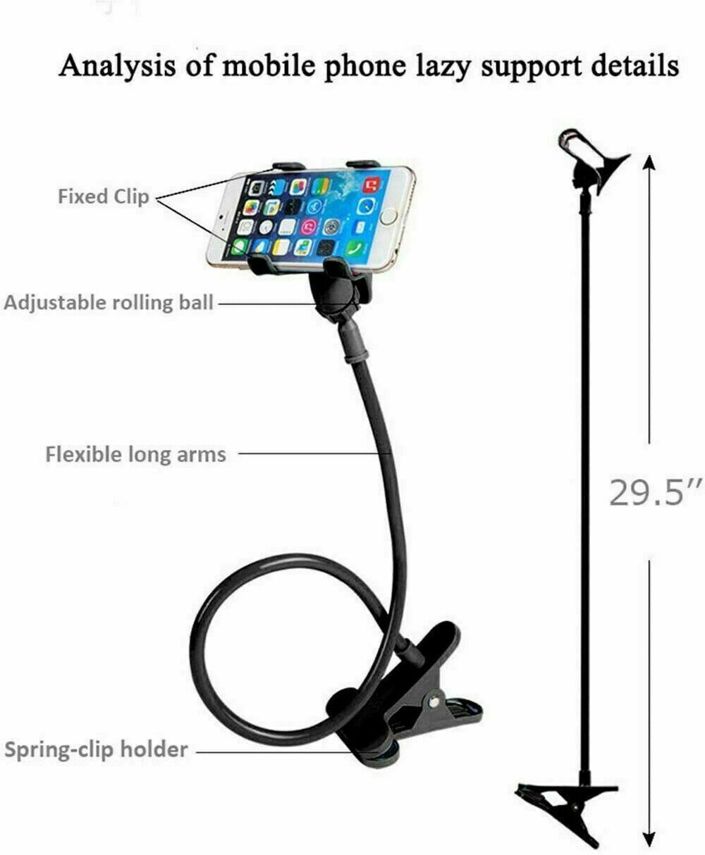 Mobile Phone Flexible Gooseneck Holder