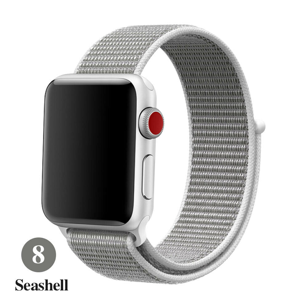 Woven Nylon Band For Apple Watch Sport Loop iWatch Series 4/3/2/1 38/42/40/44mm